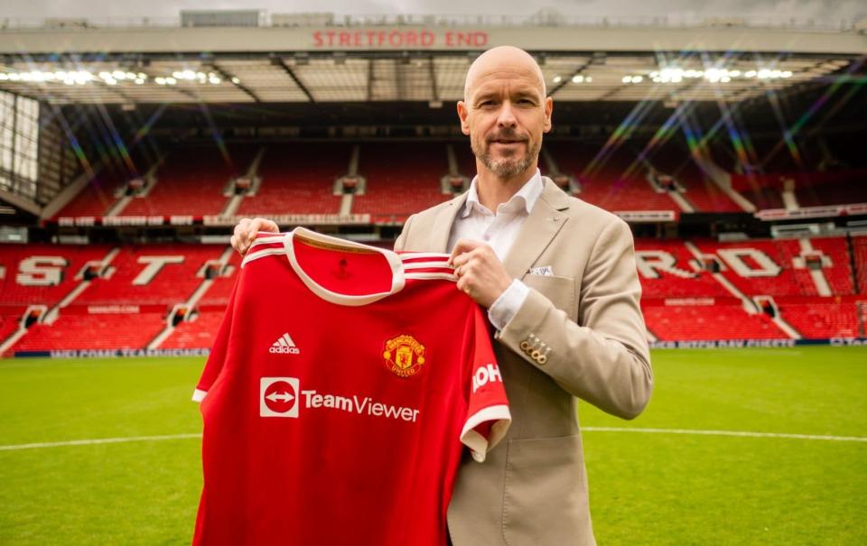 Erik ten Hag was unveiled as Manchester United manager on Monday - SHUTTERSTOCK