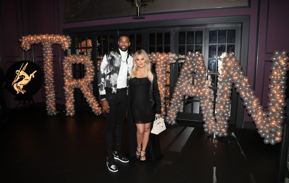 Tristan Thompson and Khloe Kardashian