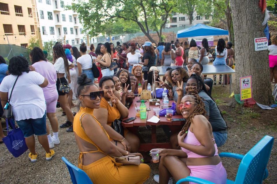 The #CarefreeBlackGirl cookout in Charlotte, North Carolina.