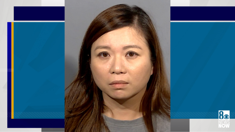 <em>Yuk Wong faces five counts of cheating at a gambling game and one charge of attempting or conspiring to cheat at a gambling game, records said. Both charges are felonies. Nevada Gaming Control Board agents issued a warrant for her arrest last year. (LVMPD/KLAS)</em>