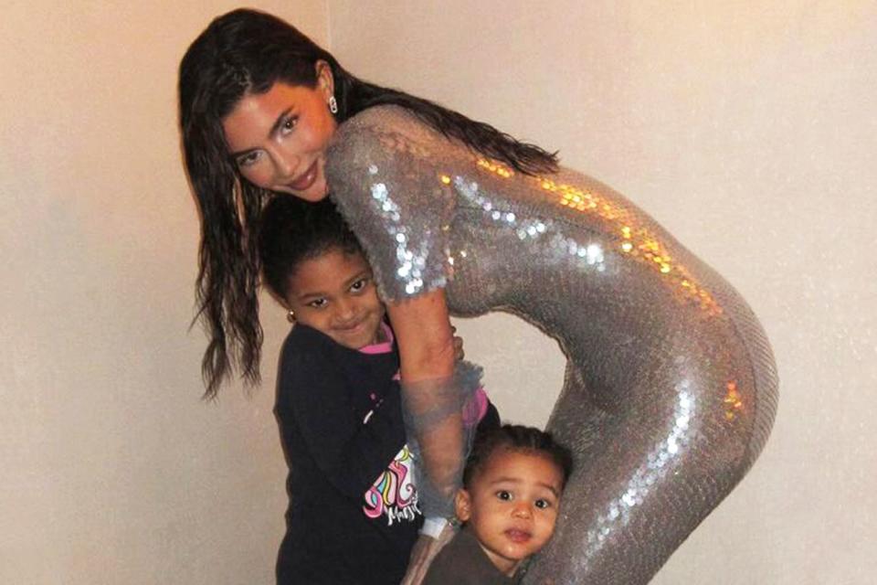 <p>Kylie Jenner/Instagram</p> Kylie Jenner with her two kids