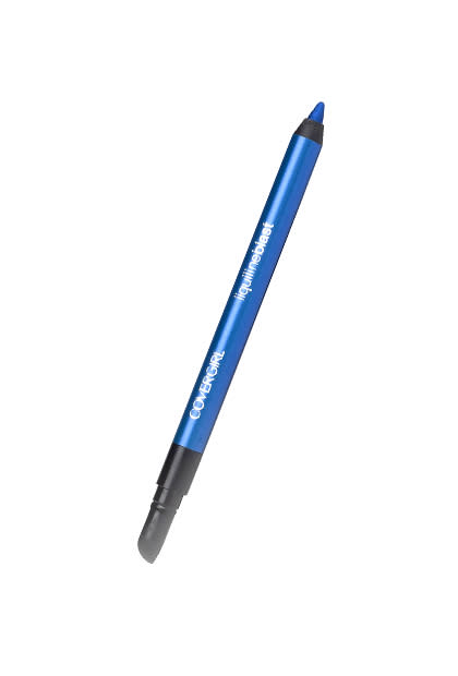 <div class="caption-credit"> Photo by: TotalBeauty.com</div><div class="caption-title">CoverGirl Liquiline Blast Eyeliner in Blue Boom, $7.49</div>If you want to wear the cobalt trend in a subtle way, this eyeliner pencil is ideal. It's incredibly silky and glides on like liquid liner -- no scribbling back and forth to get the color to show up. It looks cool and modern on the inner rim -- inside your upper lashes, lower, or both.