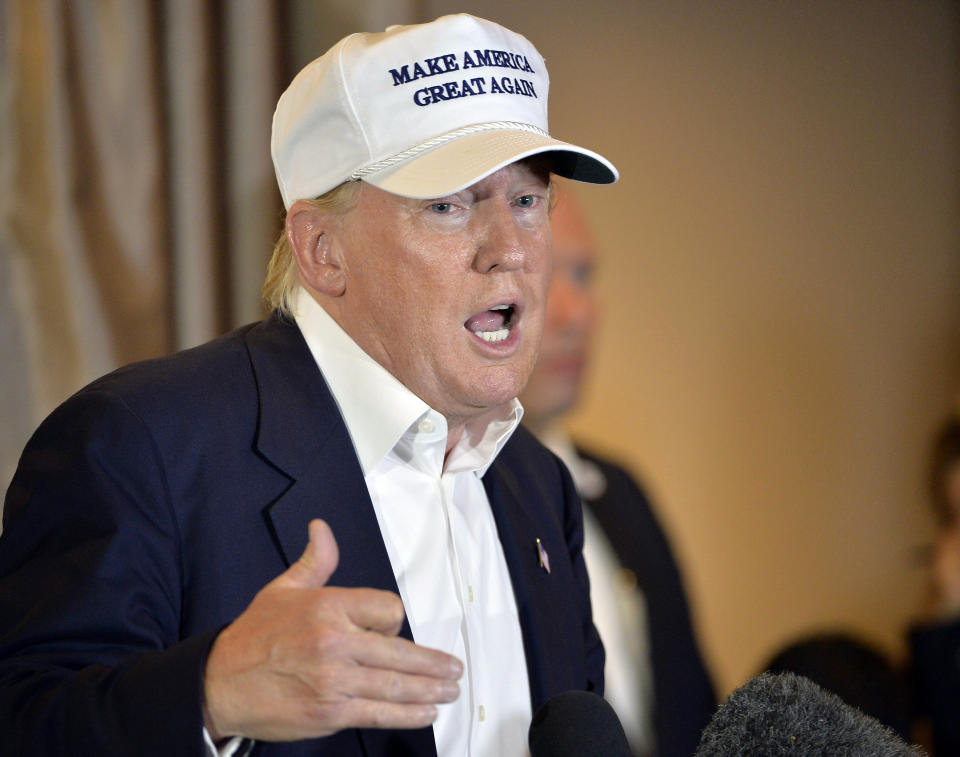 Donald Trump in July 2015 Credit: AP Photo/Darren Abate