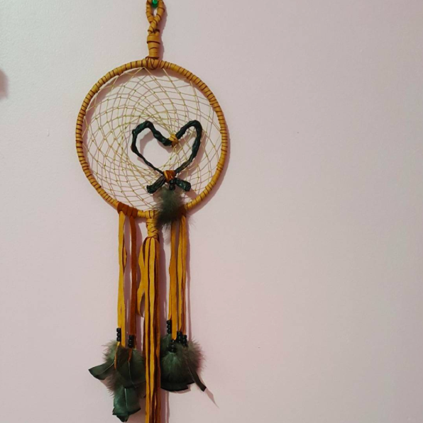 Umbilical cord dream catchers