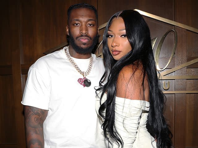 Shareif Ziyadat/Getty Pardi Fontaine and Megan Thee Stallion in New York City in August 2021