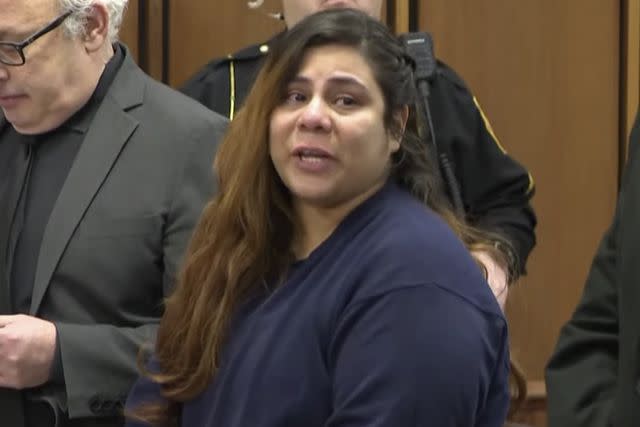<p>WKYC Channel 3/Youtube</p> Candelario has been sentenced to life without parole for the murder of her toddler Jailyn