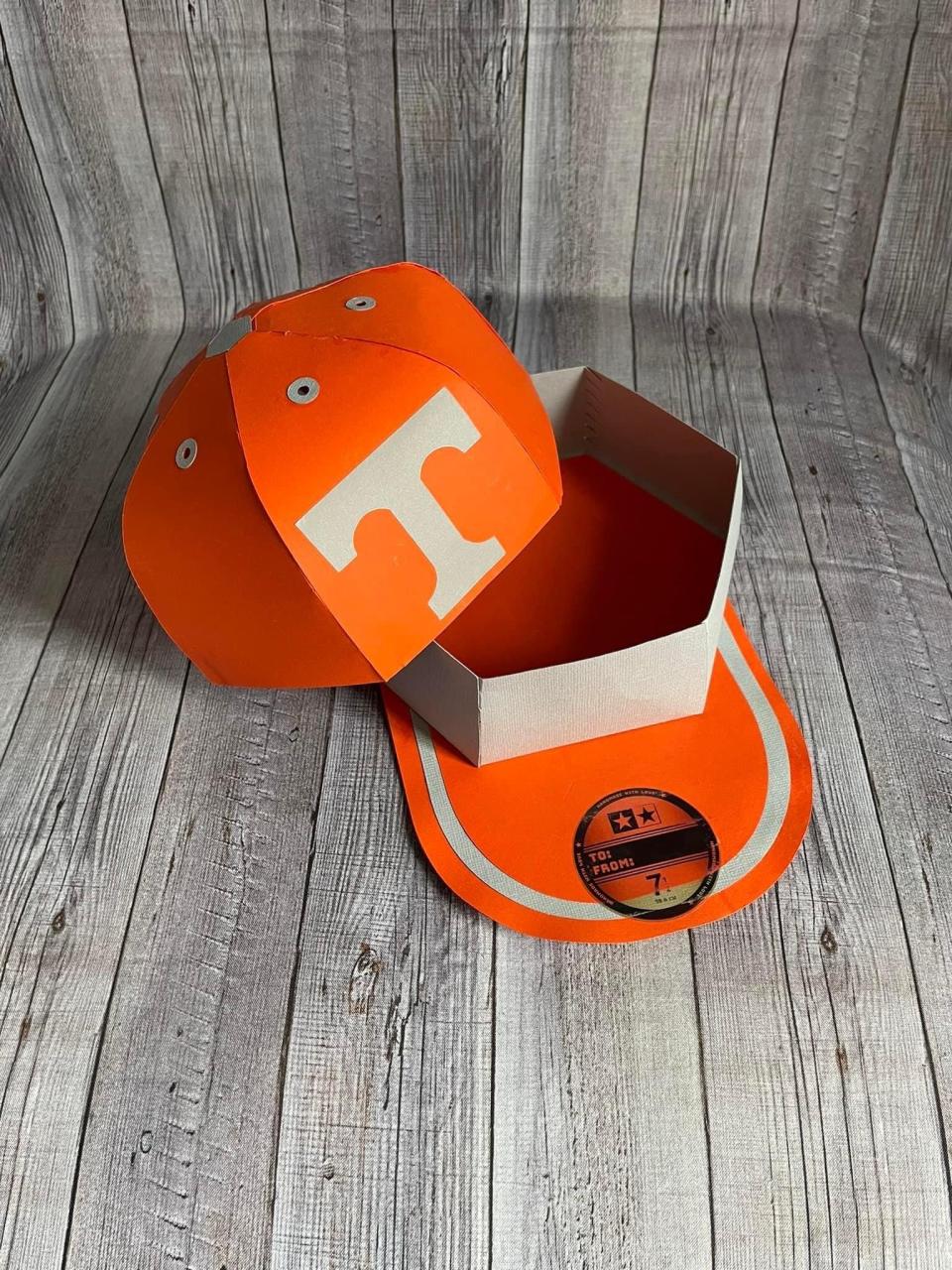 A unique gift can come in ball cap gift boxes.