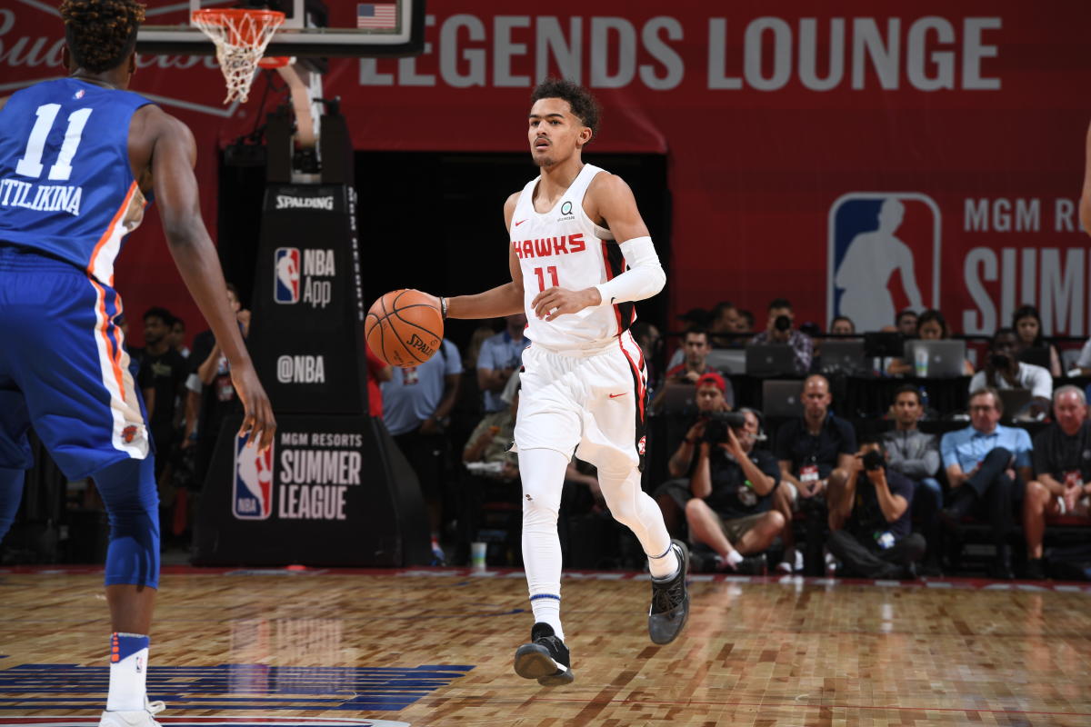 Photos: Steph Curry working out with Hawks' Trae Young in offseason