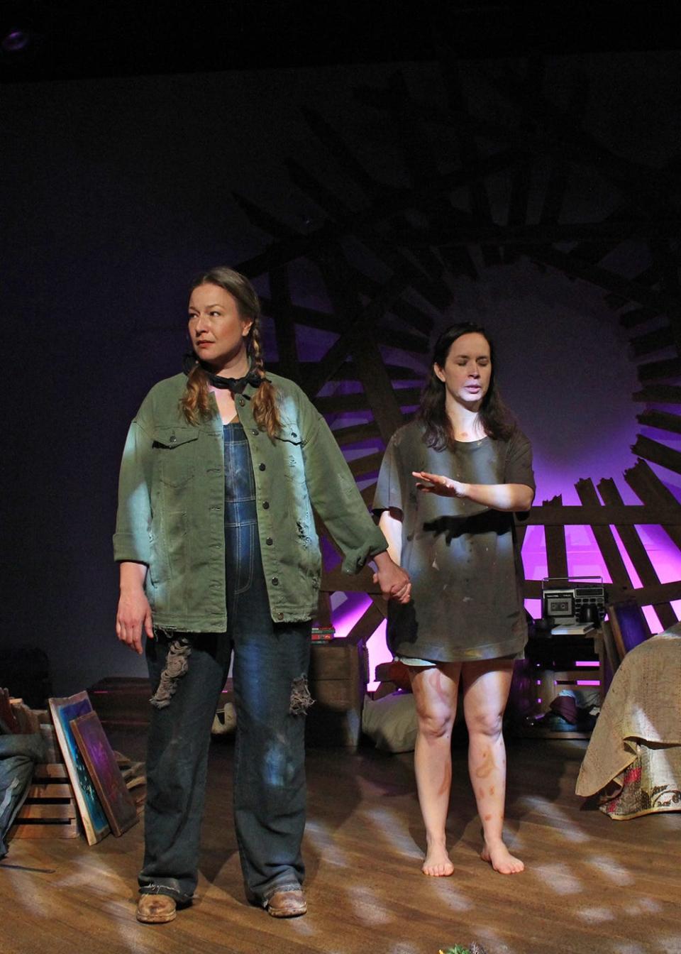 Weezy (Hallie Bee Bard) and June (Katherine Banks) in the National New Play Network rolling world premiere of "Alabaster" by Audrey Cefaly will run May 26 through June 18 at the Williamston Theatre.