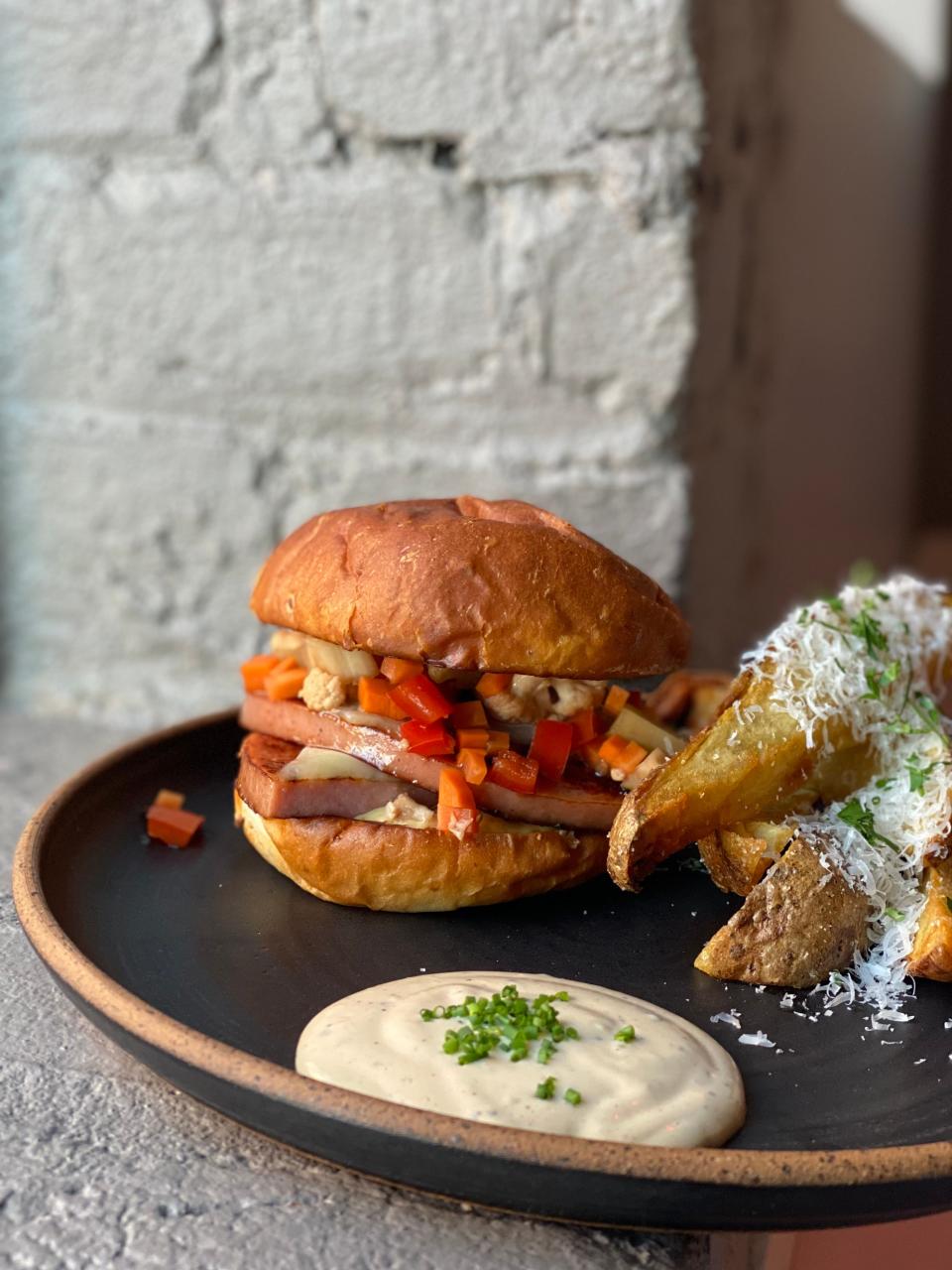 Chef Mike Wajda is serving up artful meals at Everyday Kitchen Cafe in downtown Louisville, like this breakfast sandwich.