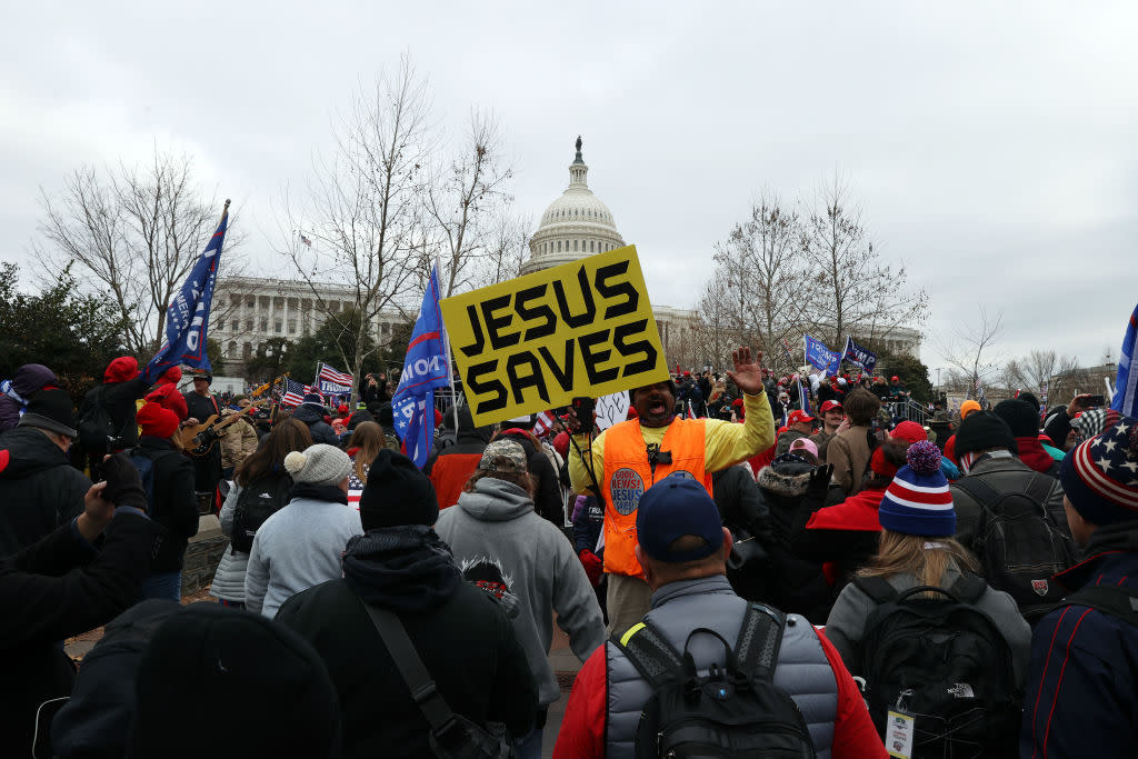 Trump Supporters Hold "Stop The Steal" Rally In DC Amid Ratification Of Presidential Election