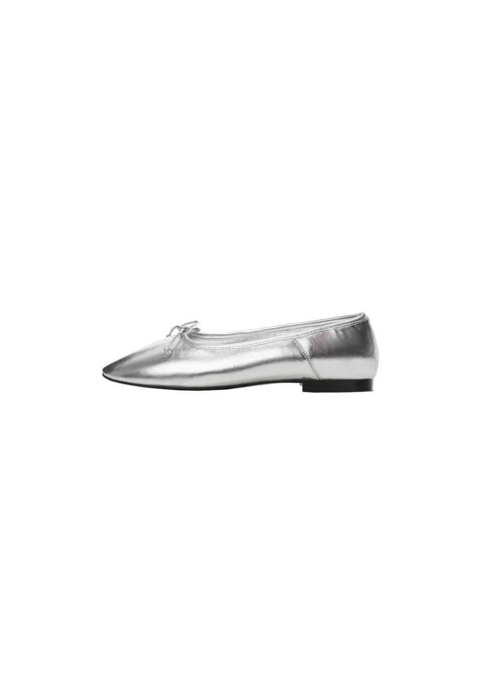 Metallic ballerinas -  Women