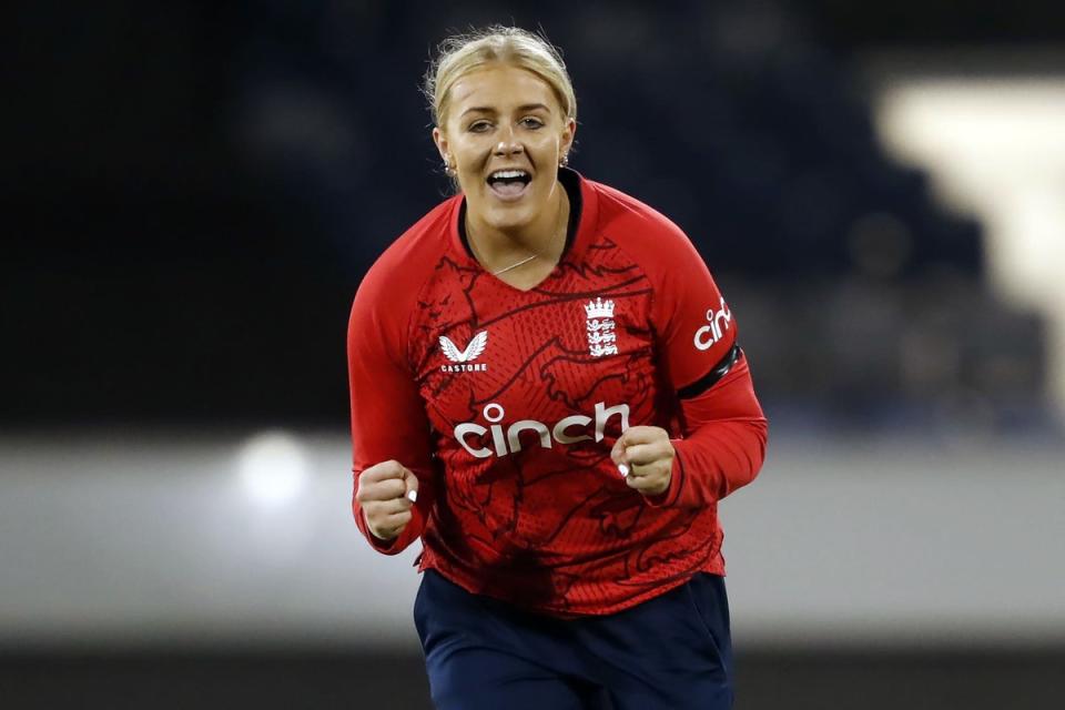 Sarah Glenn feels England will head into the T20 World Cup on the front foot with bat and ball (Will Matthews/PA) (PA Wire)