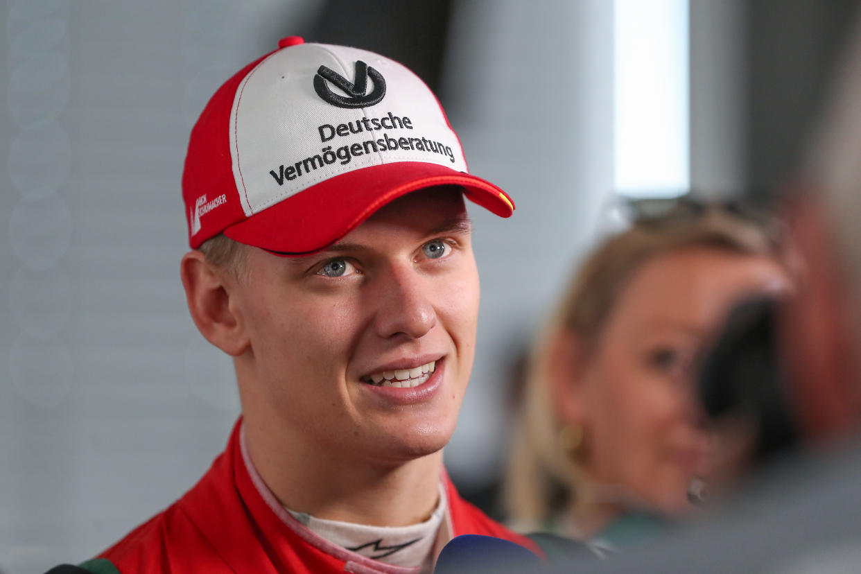 Mick Schumacher is set to make his Formula 1 test debut for Ferrari in Bahrain (Getty)