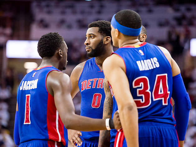 Andre Drummond and cast. (Getty Images)