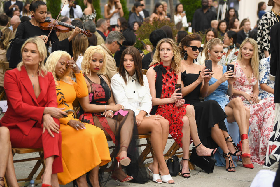 Sofia Richie joined Amber Heard, Nicki Minaj and Kate Beckinsale on the FROW in September 2018 [Photo: Getty]