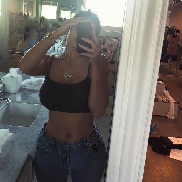 59) Kylie Jenner nude moments on Instagram - May 2018