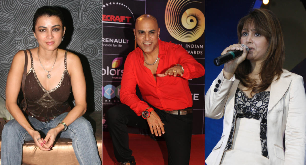 From left: Anaida, Baba Sehgal and Alisha Chinai