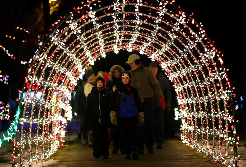 The Fox Cities Festival of Lights will run through Dec. 25 at Darboy Community Park.