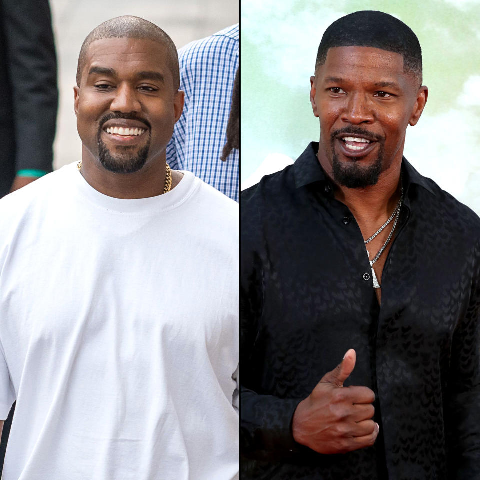 Kanye West and Jamie Foxx