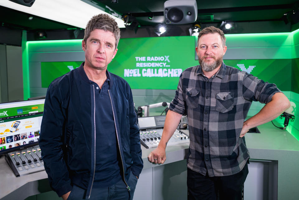 Noel Gallagher and Matt Morgan are long-term friends (Stefano Broli/Radio X/PA)