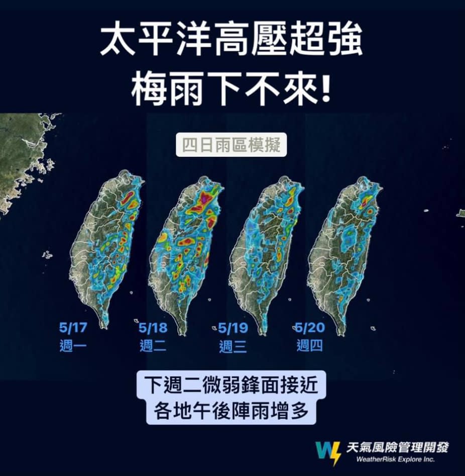 太平洋高壓太強「梅雨變沒雨」　解渴得等午後雷陣雨