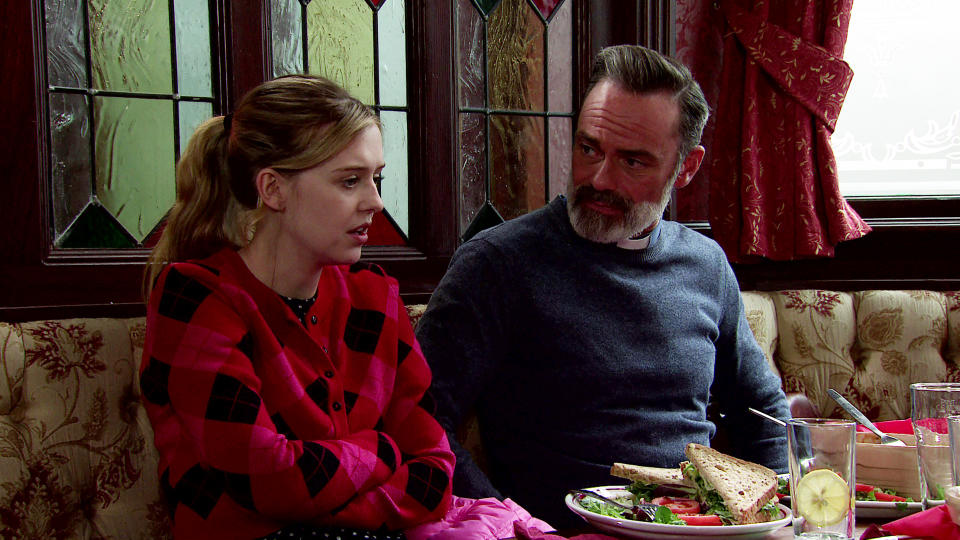 FROM ITV

STRICT EMBARGO - No Use Before Tuesday 11th October 2022

Coronation Street - Ep 1077576

Friday 31st October 2022

When Paul Foreman [PETER ASH] arrives at the Rovers and makes a comment about Summer Spellmanâ€™s [HARRIET BIBBY] condition Billy Mayhew [DANIEL BROCKLEBANK] realises she is pregnant, Summer runs out of the pub 

Picture contact - David.crook@itv.com

This photograph is (C) ITV Plc and can only be reproduced for editorial purposes directly in connection with the programme or event mentioned above, or ITV plc. Once made available by ITV plc Picture Desk, this photograph can be reproduced once only up until the transmission [TX] date and no reproduction fee will be charged. Any subsequent usage may incur a fee. This photograph must not be manipulated [excluding basic cropping] in a manner which alters the visual appearance of the person photographed deemed detrimental or inappropriate by ITV plc Picture Desk. This photograph must not be syndicated to any other company, publication or website, or permanently archived, without the express written permission of ITV Picture Desk. Full Terms and conditions are available on  www.itv.com/presscentre/itvpictures/terms
