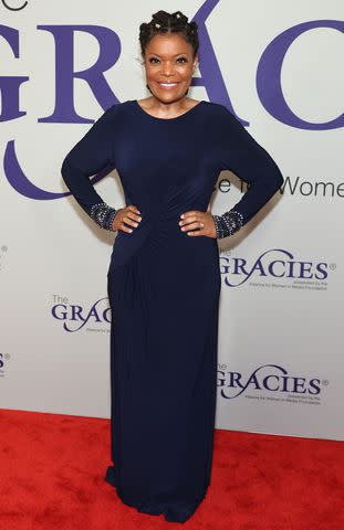 <p>Amy Sussman/Getty</p> Yvette Nicole Brown attends the 49th Annual Gracie Awards Gala on May 21, 2024
