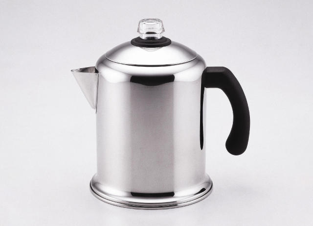 Moss & Stone Electric Coffee Percolator, Body with Stainless Steel Lids Coffee  Maker