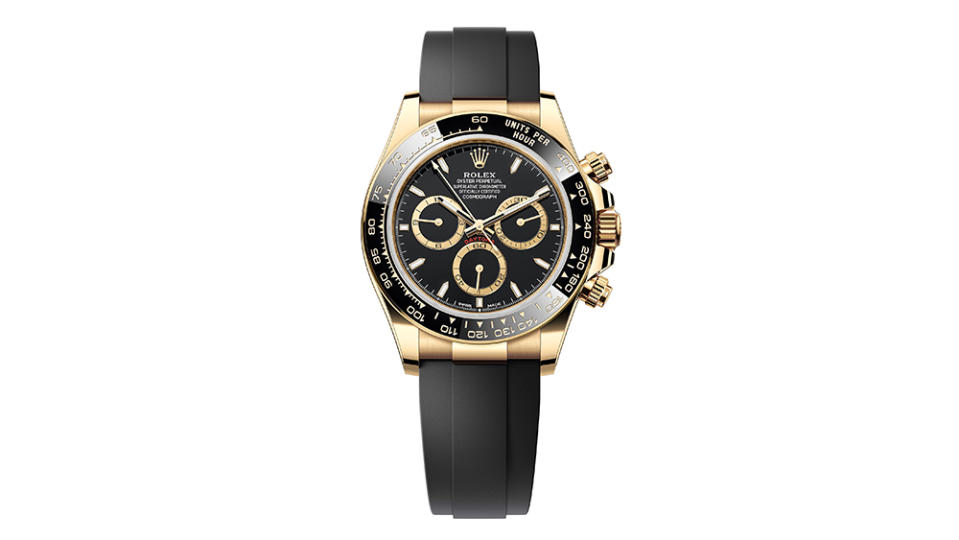 Rolex Cosmograph Daytona in yellow gold, available now for $30,600 