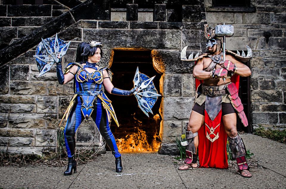 Shao Kahn is not so easily defeated, not even by Kitana.