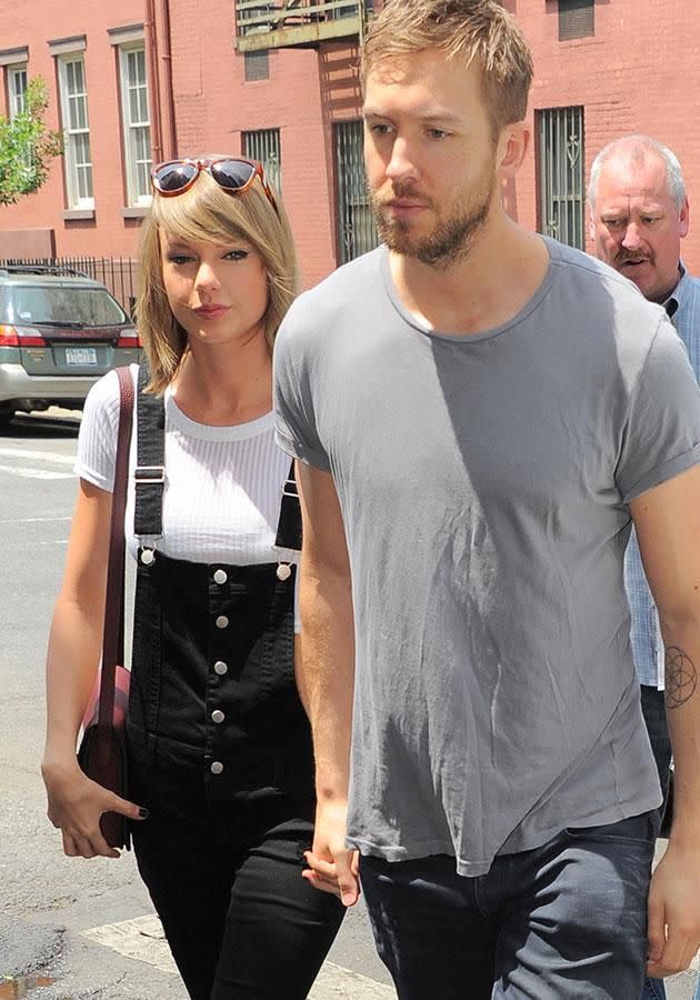 Taylor and Calvin dated for a year. Source: Getty