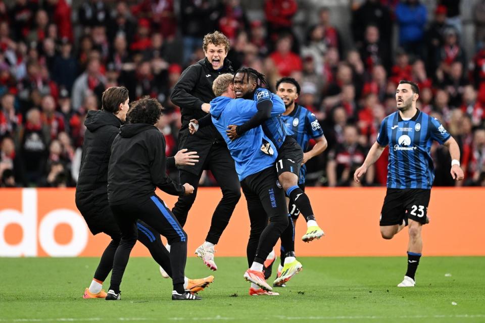 Atalanta proved too good for Leverkusen as they claimed European glory (Getty Images)