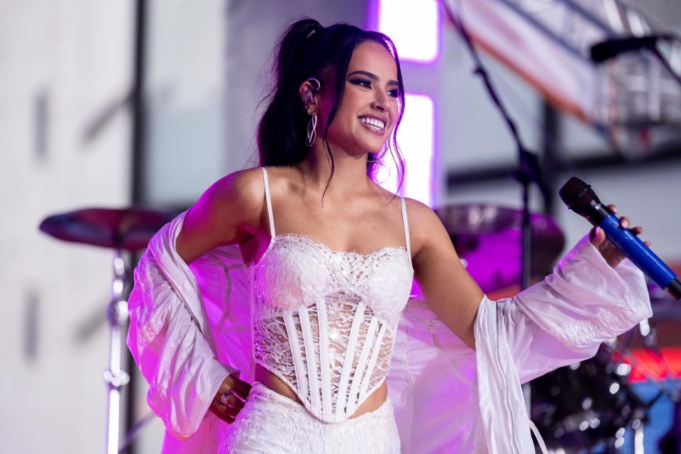 Becky G performing on TODAY Plazas for Citi Concert Series (Nathan Congleton / TODAY)