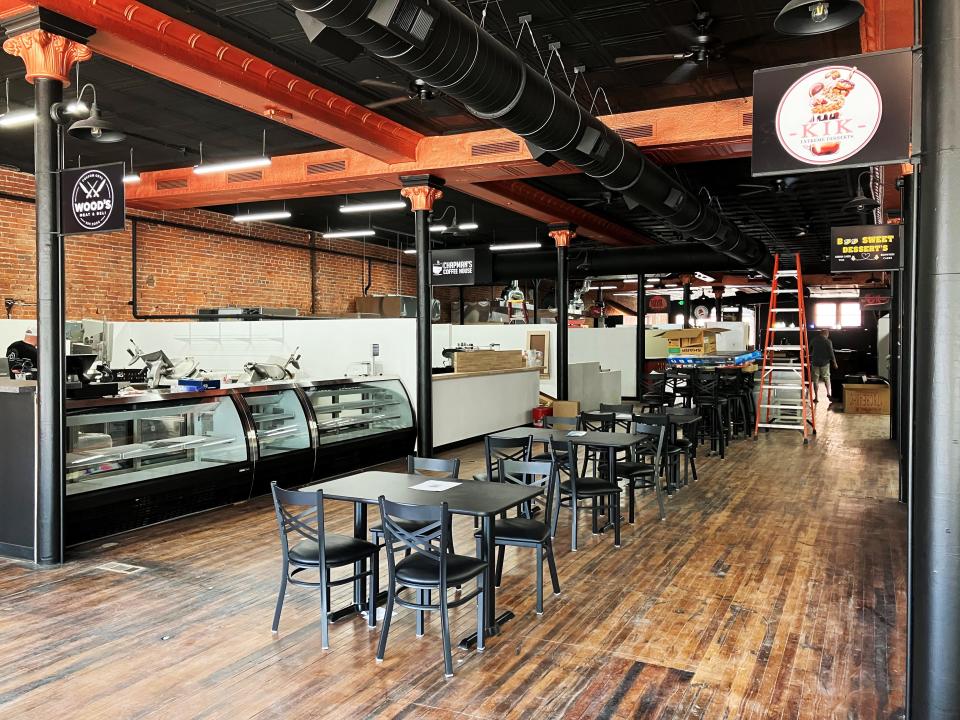 The Downtown Exchange is food hall, with food vendors from various backgrounds. It also has the DTX WRX, a large meeting, co-working and collaboration area that are available for rent on a daily and monthly basis.