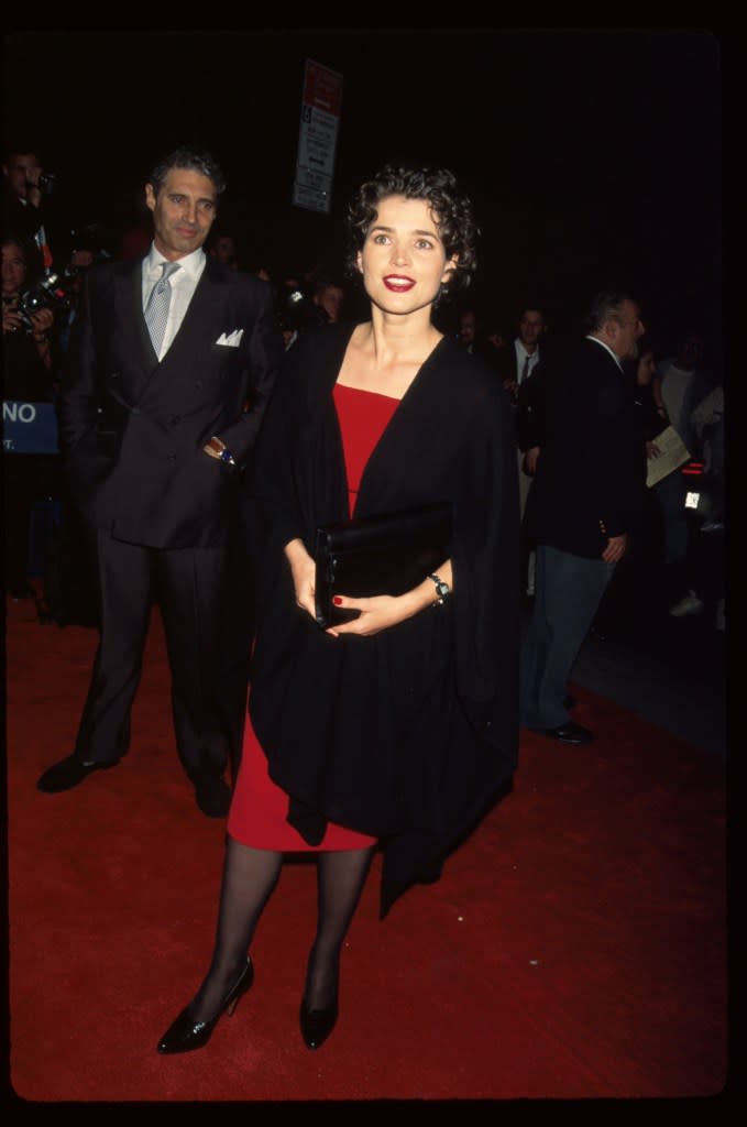 Julia Ormond in 1995 at a red carpet premiere in New York City