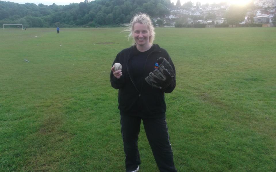 Catch of the day 2: Sam tries out baseball