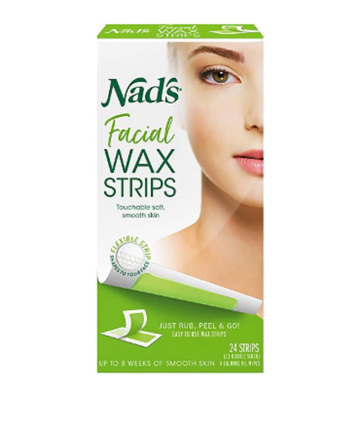 Find this <a href="https://fave.co/3dyqIKg" target="_blank" rel="noopener noreferrer">Nads Natural Facial Hair Removal Strips</a> for $7 at <a href="https://fave.co/3dyqIKg" target="_blank" rel="noopener noreferrer">Ulta</a>.