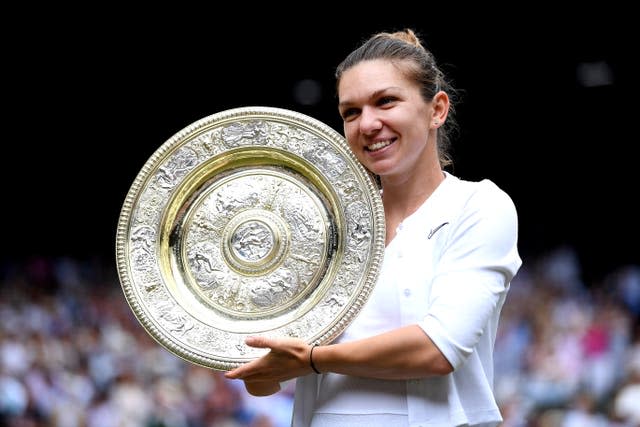 Simona Halep won Wimbledon in 2019 