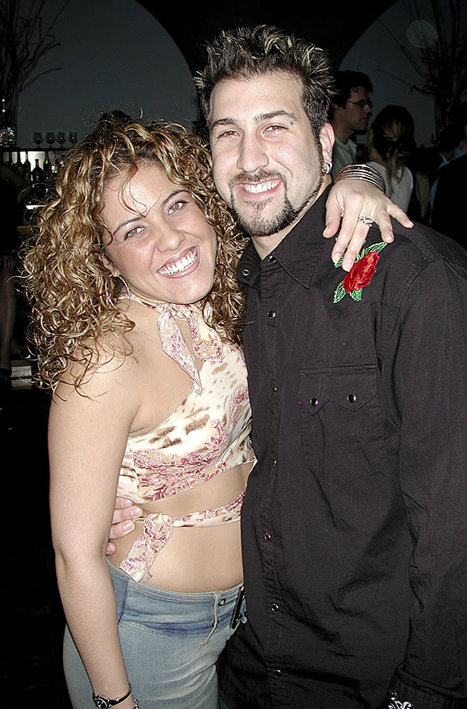 Valeria Angelino and Joey Fatone