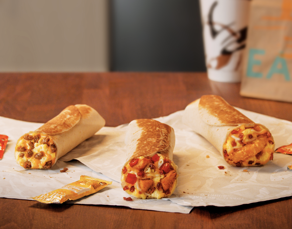 Taco Bell is giving away free toasted breakfast burritos Oct. 21.