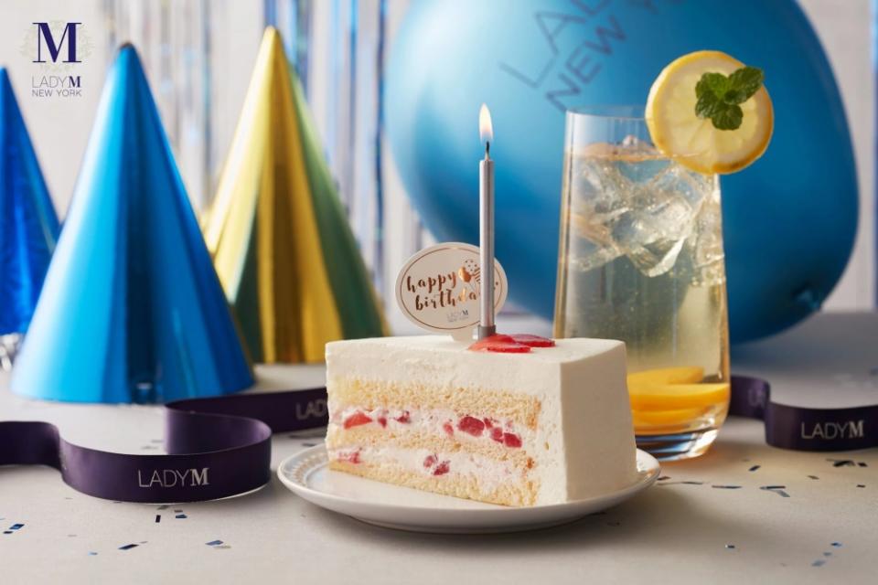 當月壽星至LADY M可享蛋糕+飲品優惠組合。