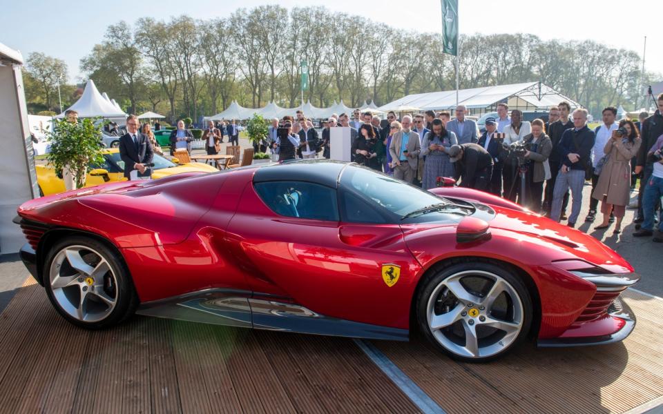 Ferrari 296 GTB is unveiled. - Geoff Pugh/Telegraph