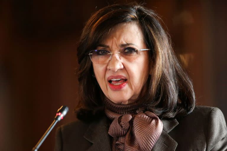 La ministra de Relaciones Exteriores de Colombia Claudia Blum
