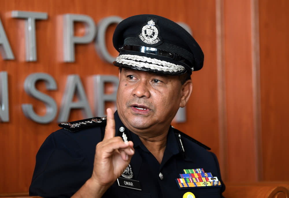 Sabah police commissioner Datuk Omar Mammah believes the abductors are likely linked to the Abu Sayyaf militants based in the south Philippines. — Bernama pic