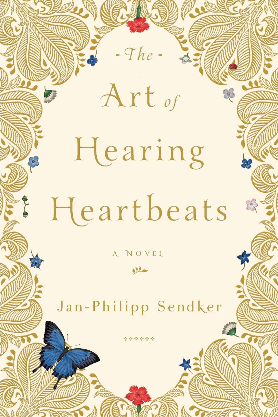 The cover of "The Art of Hearing Heartbeats" by Jan-Philipp Sendke.