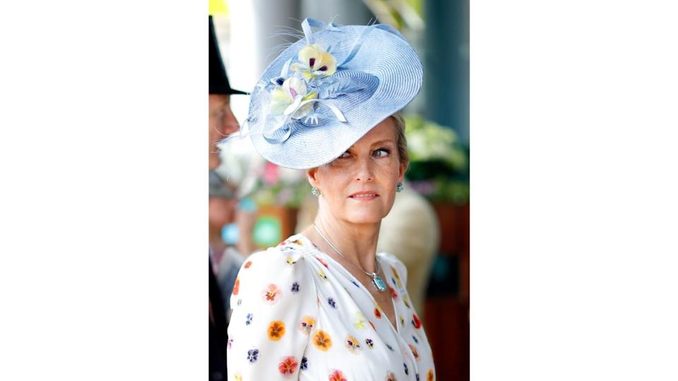  Sophie, Duchess of Edinburgh attends day 3 'Ladies Day' of Royal Ascot 2023 at Ascot Racecourse on June 22, 2023 in Ascot, England