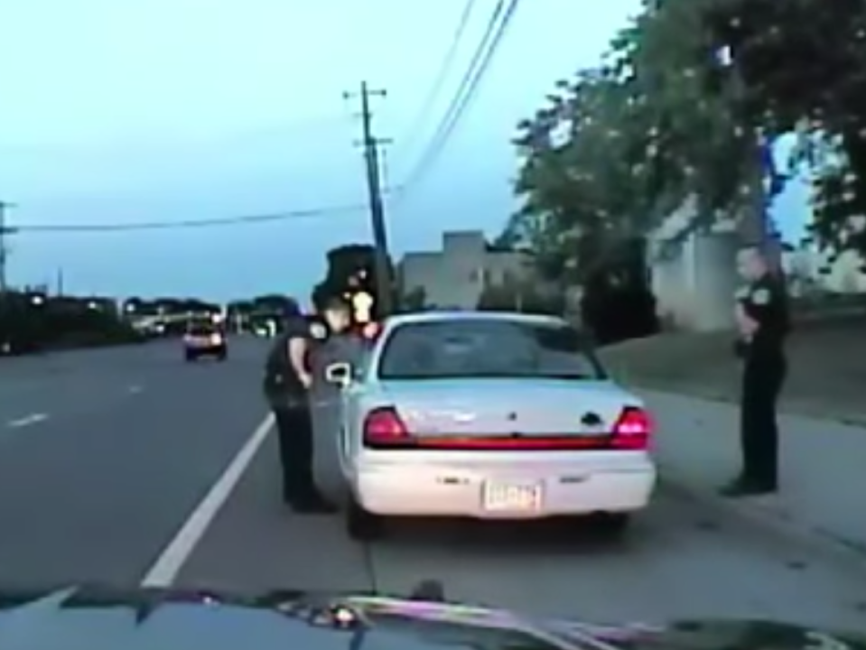 Dashboard camera footage released by Minnesota authorities shows the moment Philando Castile was shot (YouTube/Ramsey County)