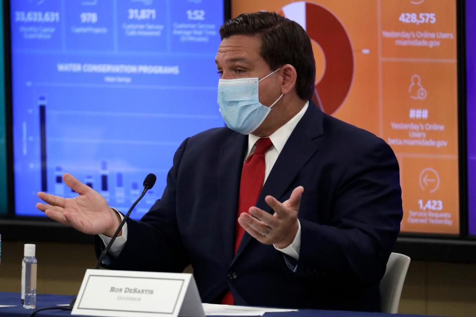 Florida Gov. Ron DeSantis had to pull back on the reopening of his state after COVID-19 cases surged.