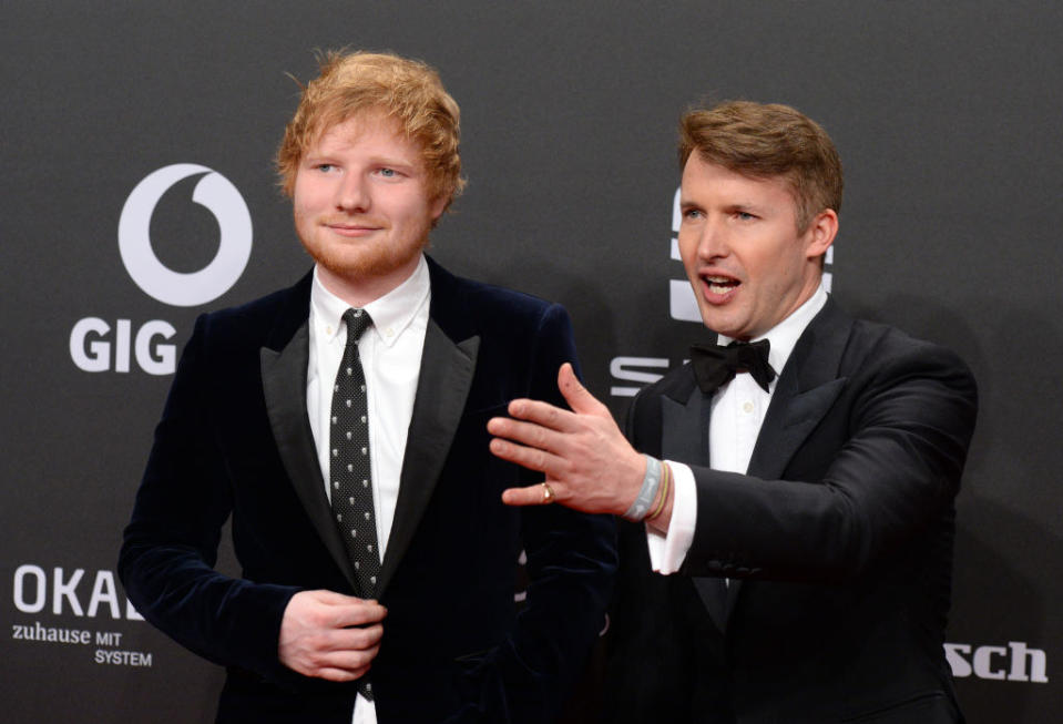 Ed Sheeran and James Blunt